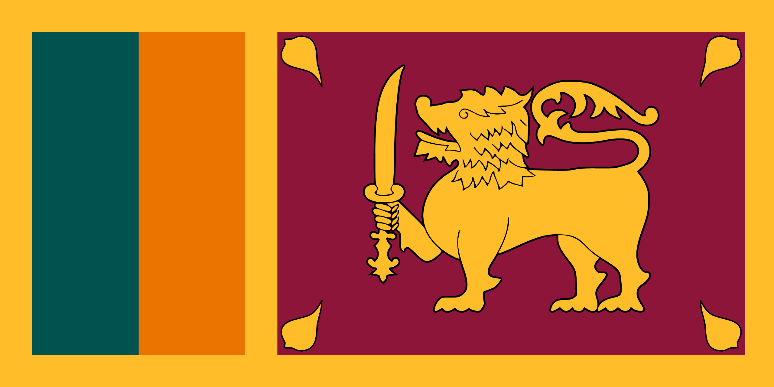 スリランカ民主社会主義共和国 flag